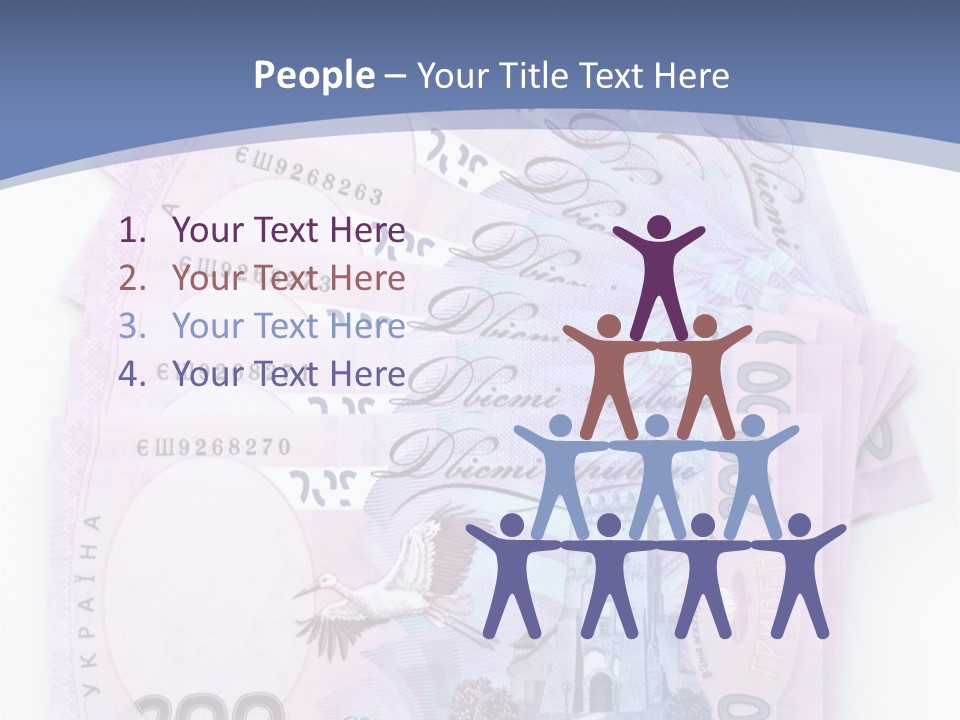 Two Hundred Cash Vacation PowerPoint Template