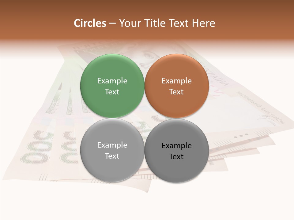 Grivna Economy Foreign PowerPoint Template