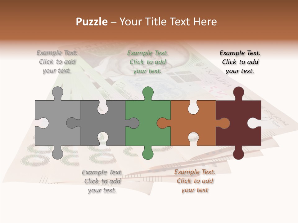 Grivna Economy Foreign PowerPoint Template