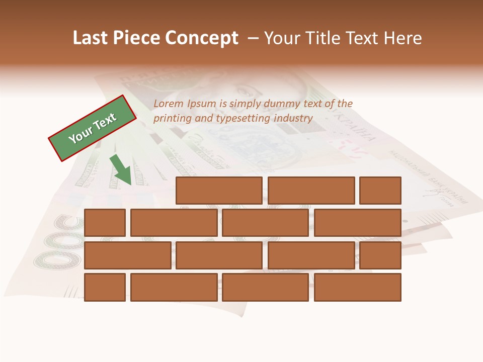 Grivna Economy Foreign PowerPoint Template
