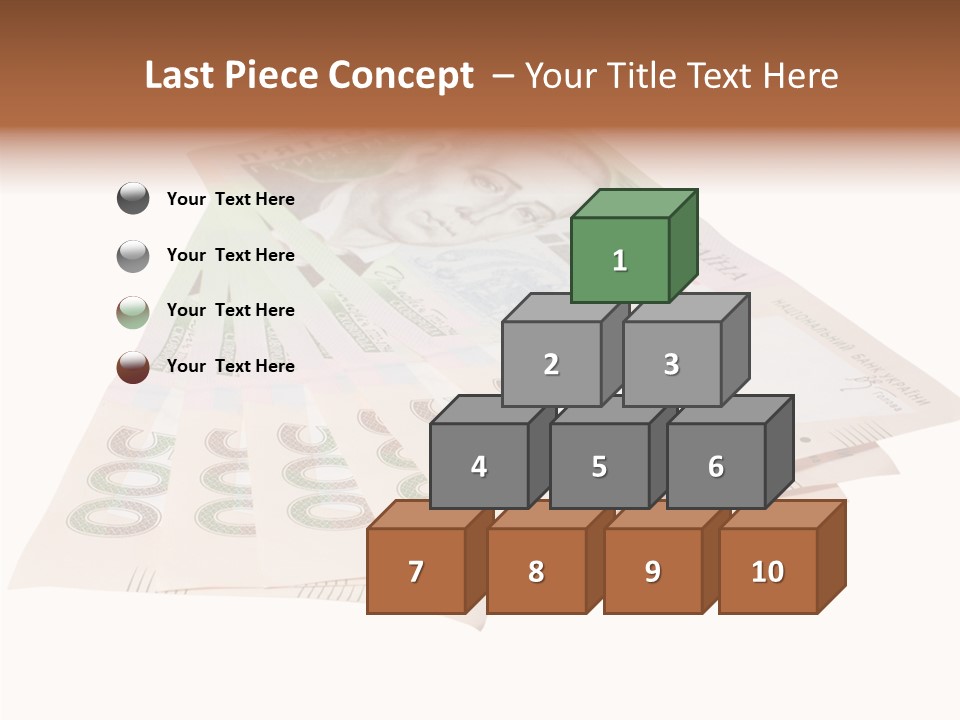 Grivna Economy Foreign PowerPoint Template