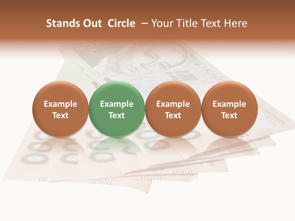 Grivna Economy Foreign PowerPoint Template