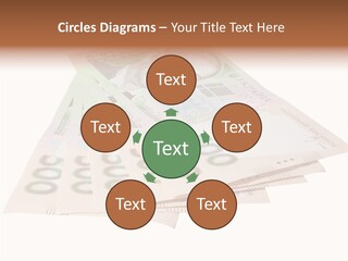 Grivna Economy Foreign PowerPoint Template