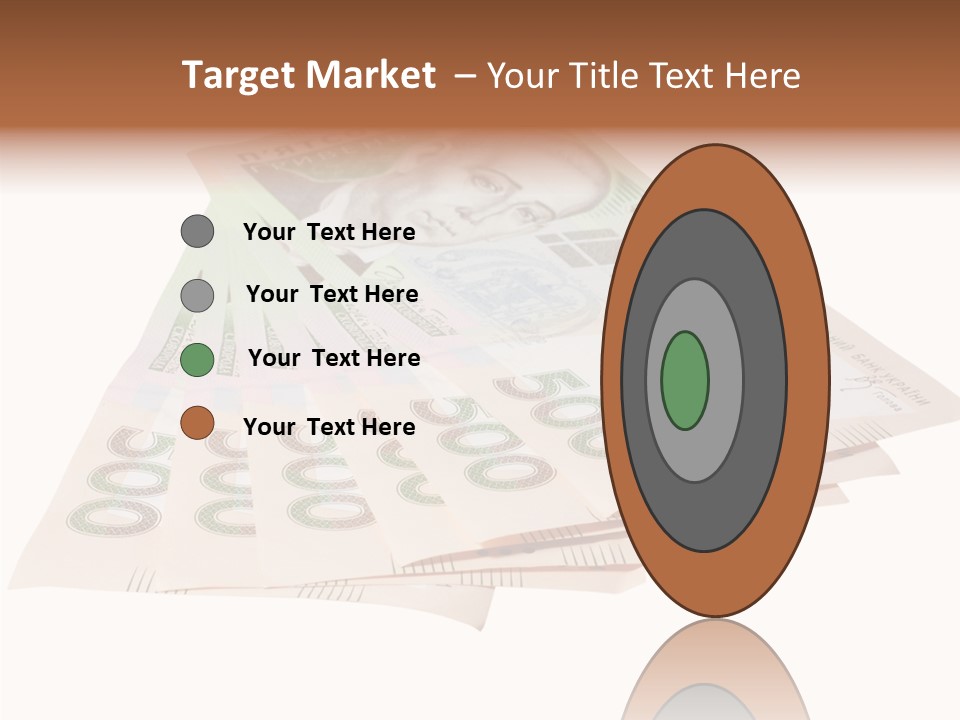 Grivna Economy Foreign PowerPoint Template