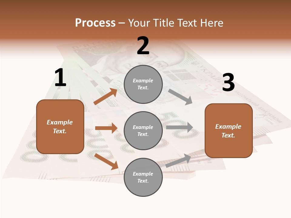 Grivna Economy Foreign PowerPoint Template
