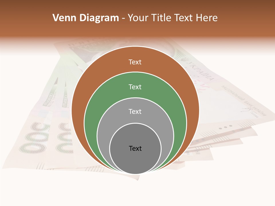 Grivna Economy Foreign PowerPoint Template