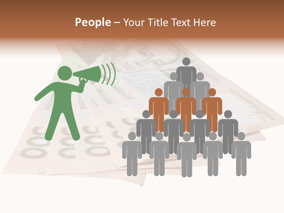 Grivna Economy Foreign PowerPoint Template
