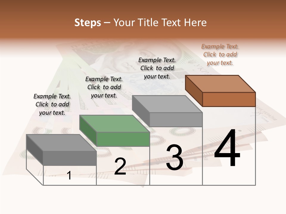 Grivna Economy Foreign PowerPoint Template