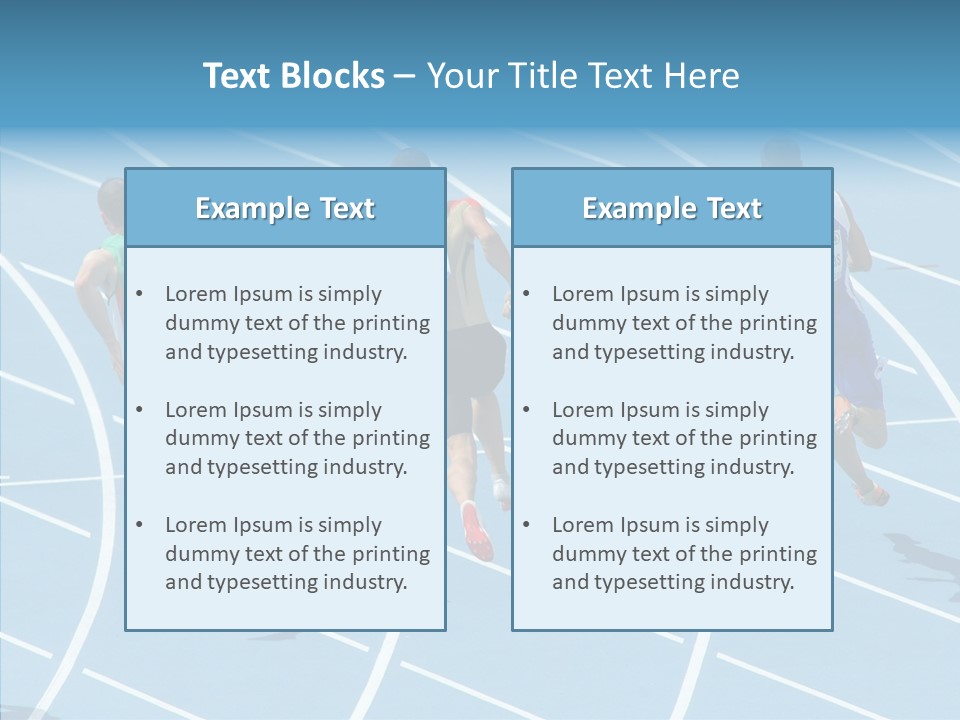 Cheerful Man Desk PowerPoint Template