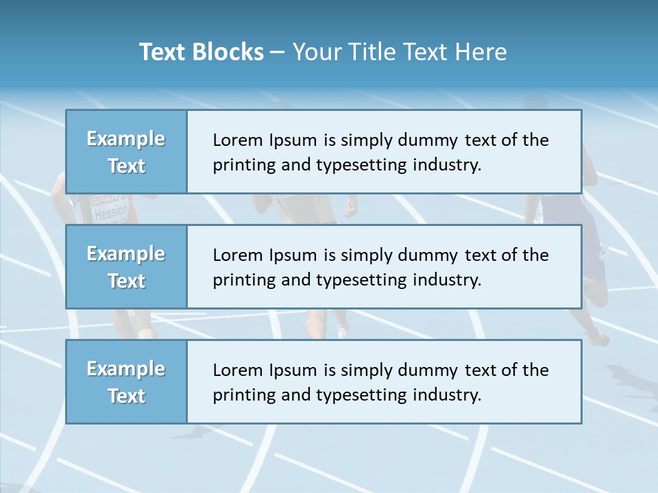 Cheerful Man Desk PowerPoint Template