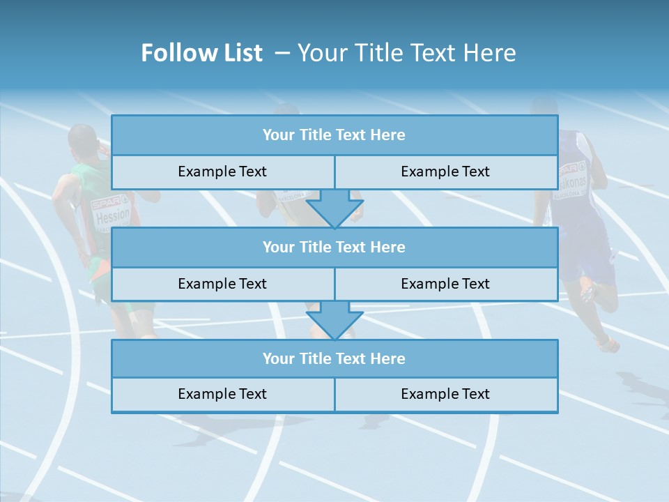 Cheerful Man Desk PowerPoint Template