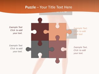 Belly Woman Navel PowerPoint Template