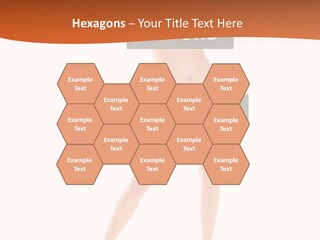 Belly Woman Navel PowerPoint Template