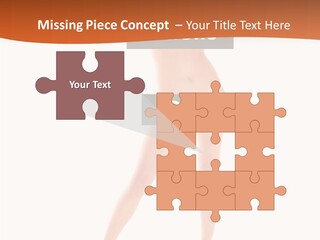 Belly Woman Navel PowerPoint Template
