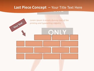 Belly Woman Navel PowerPoint Template