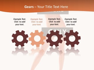 Belly Woman Navel PowerPoint Template