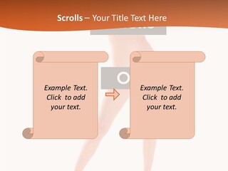 Belly Woman Navel PowerPoint Template
