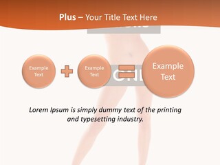Belly Woman Navel PowerPoint Template