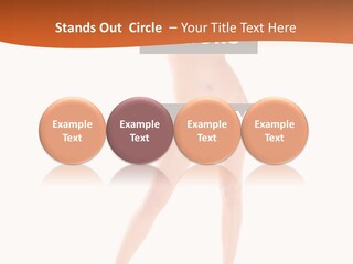 Belly Woman Navel PowerPoint Template