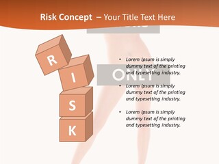 Belly Woman Navel PowerPoint Template