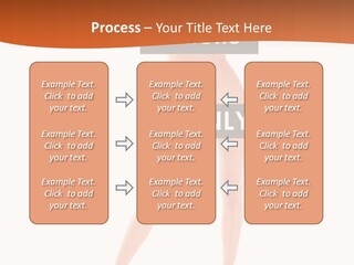 Belly Woman Navel PowerPoint Template
