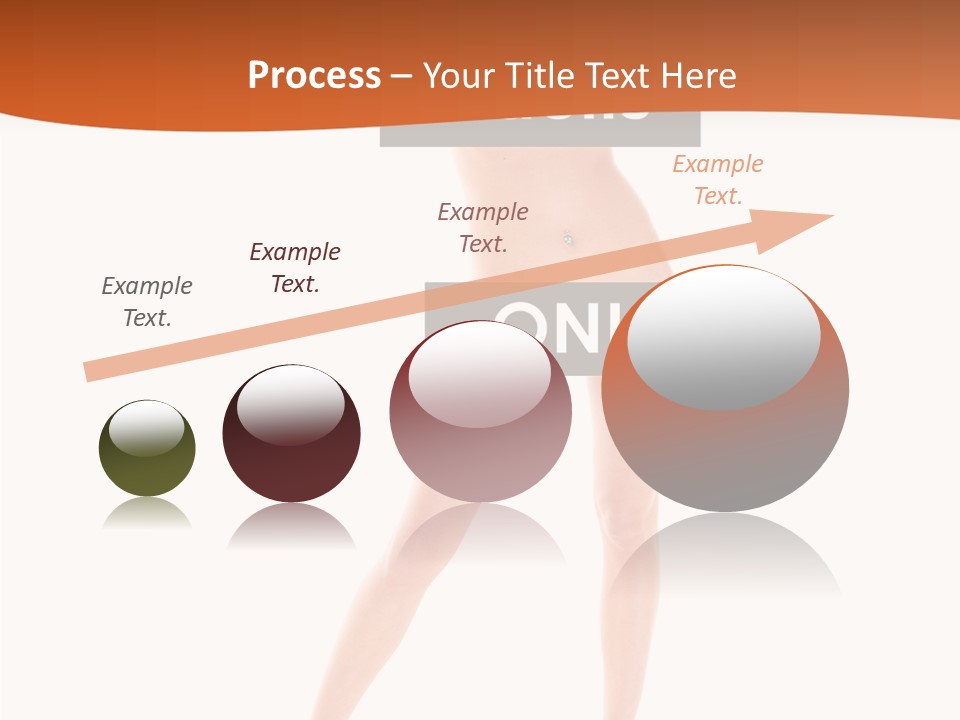 Belly Woman Navel PowerPoint Template