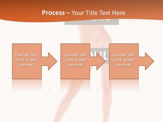 Belly Woman Navel PowerPoint Template