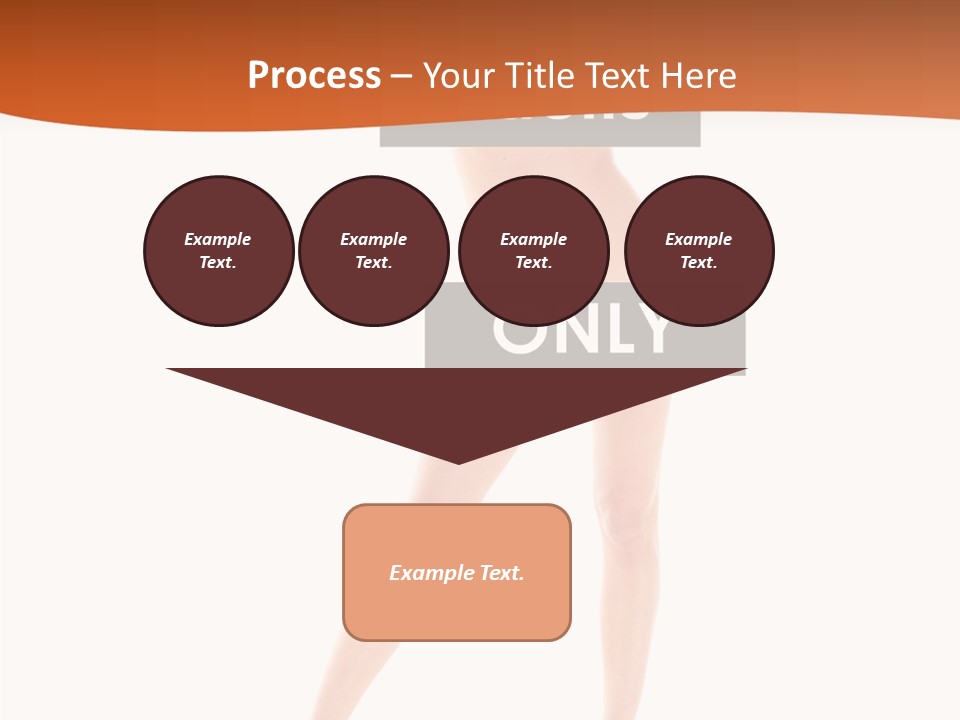 Belly Woman Navel PowerPoint Template