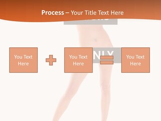 Belly Woman Navel PowerPoint Template