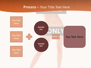 Belly Woman Navel PowerPoint Template