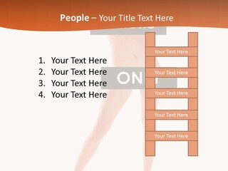 Belly Woman Navel PowerPoint Template