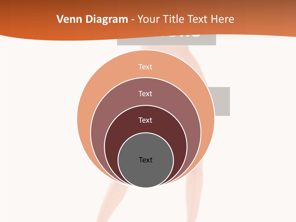 Belly Woman Navel PowerPoint Template