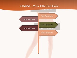 Belly Woman Navel PowerPoint Template
