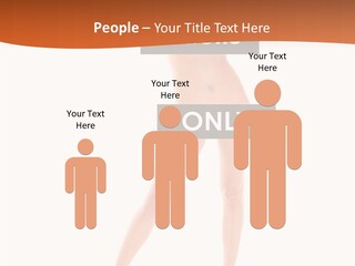 Belly Woman Navel PowerPoint Template