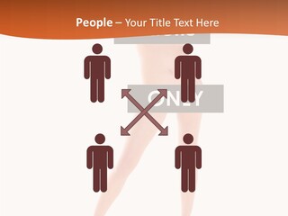 Belly Woman Navel PowerPoint Template