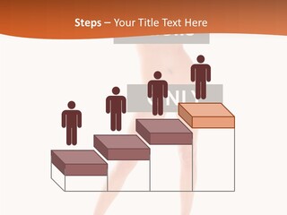 Belly Woman Navel PowerPoint Template