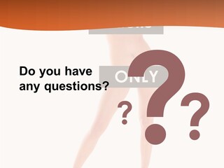 Belly Woman Navel PowerPoint Template