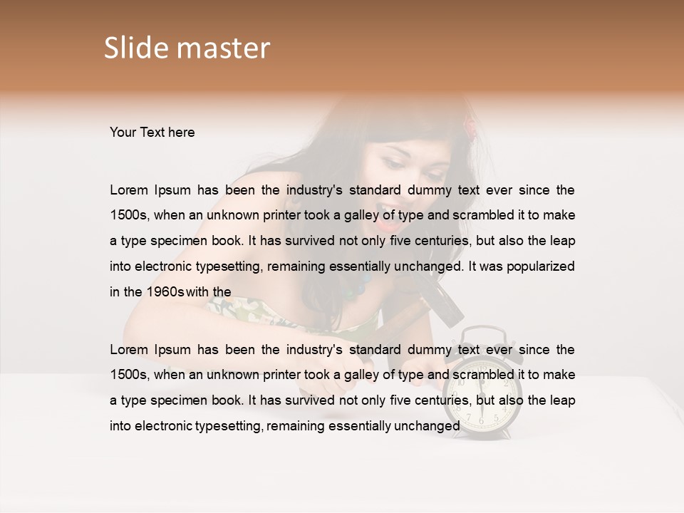 Youth Hold Old PowerPoint Template