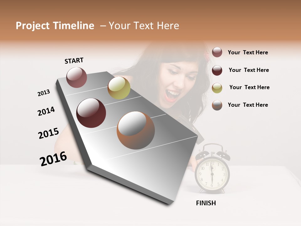 Youth Hold Old PowerPoint Template