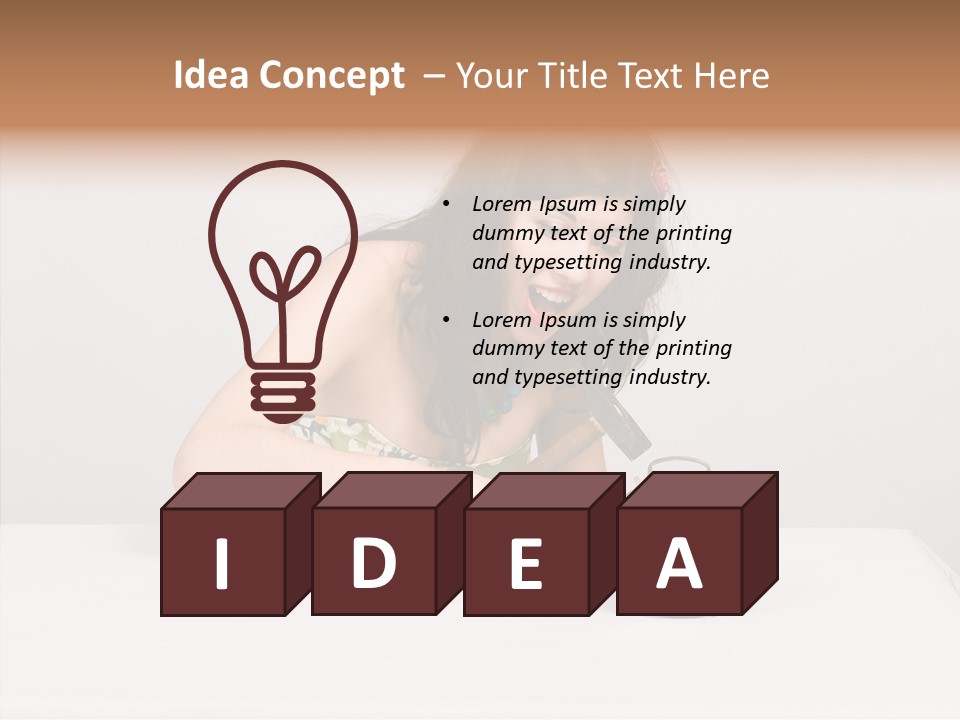 Youth Hold Old PowerPoint Template