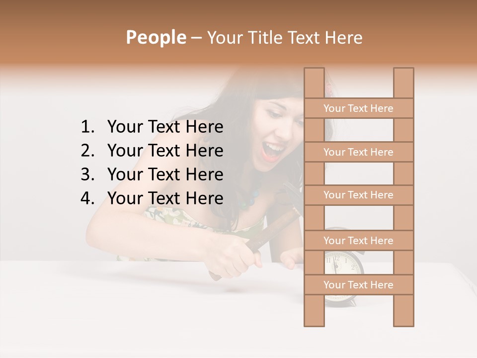 Youth Hold Old PowerPoint Template