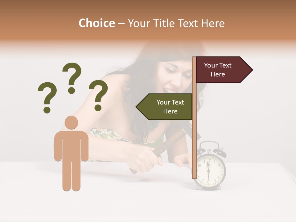 Youth Hold Old PowerPoint Template