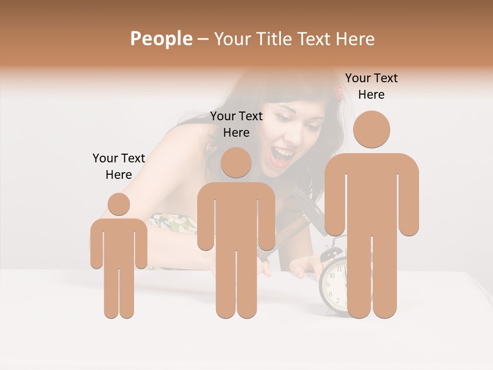 Youth Hold Old PowerPoint Template