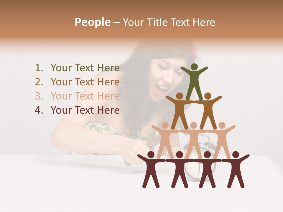 Youth Hold Old PowerPoint Template