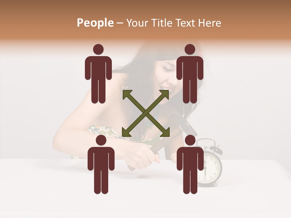 Youth Hold Old PowerPoint Template