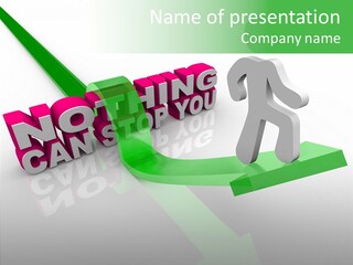 Persevere Steadfast Ascending PowerPoint Template