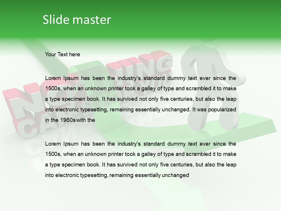 Persevere Steadfast Ascending PowerPoint Template