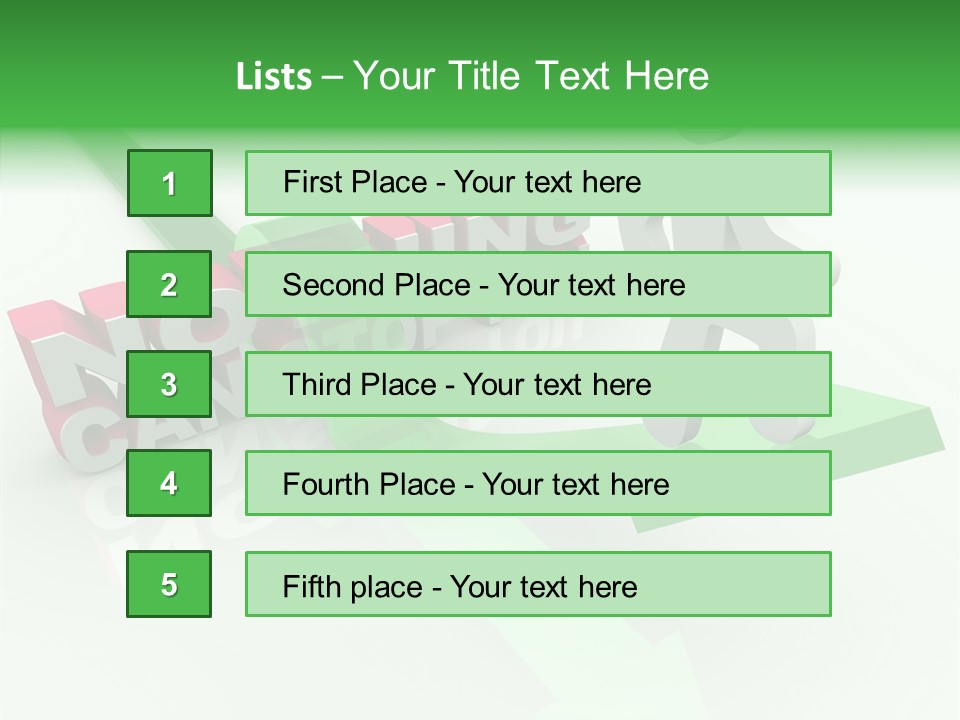 Persevere Steadfast Ascending PowerPoint Template