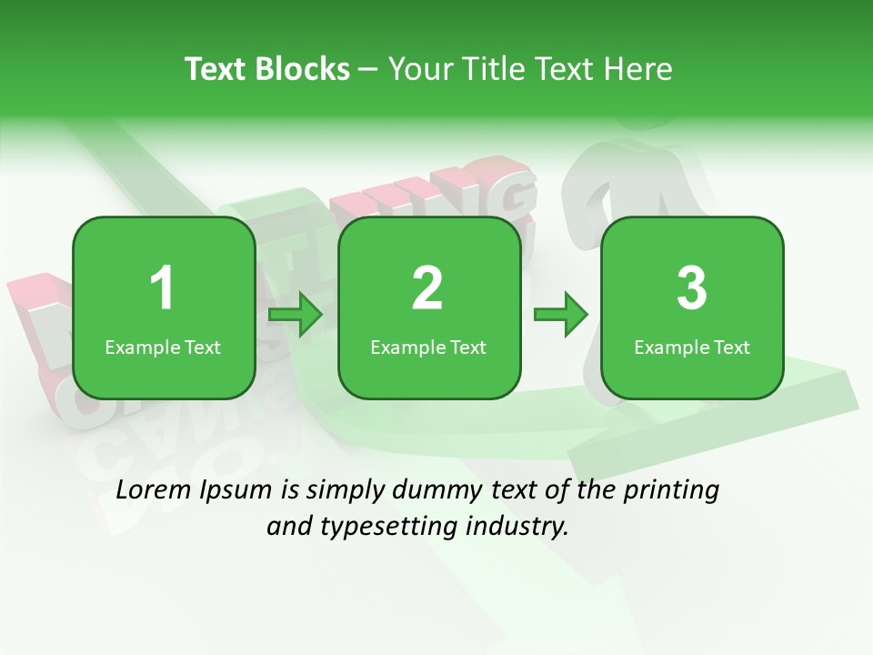 Persevere Steadfast Ascending PowerPoint Template