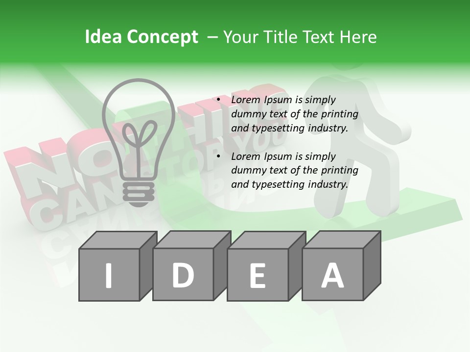 Persevere Steadfast Ascending PowerPoint Template